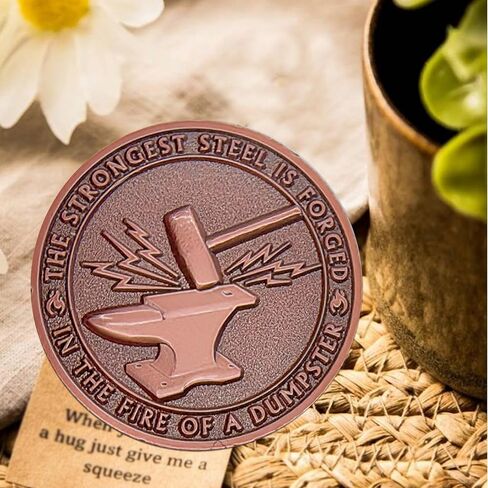 ميدالية تقدير العملة المعدنية للعملة المعدنية للموظفين ، إكسسوارات مكتب مكاتب الإطفاء في الودبة والذهاب ، مزح المكاتب ، ديكور في مكان العمل المضحك ، هدايا الفيل الأبيض in Kuwait