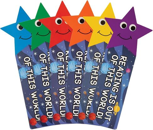 Hygloss Reading Students Motivational for Kids-“I’m A Star Reader" Incentive Bookmark for Classroom-Early Childhood Education Material-2.5" x 6"-Pack of 30, Multicolor in Saudi Arabia