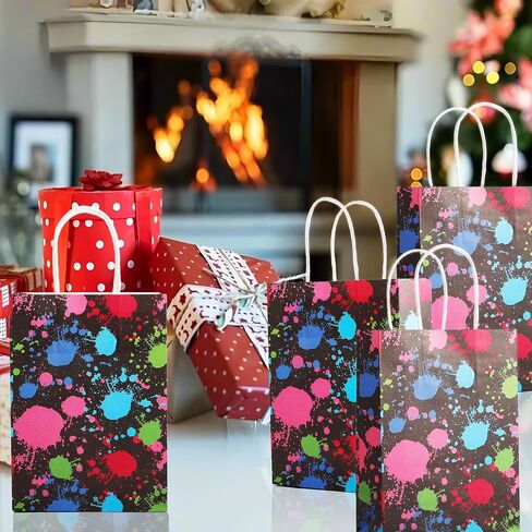 Cptoion 24 Pieces Baseball Gift Bags,Baseball Party Favor Bags,Baseball Goodie Bags with Handle,Baseball Gift Treat Bag for Baseball Theme Birthday Party Supplies Decorations in Saudi Arabia