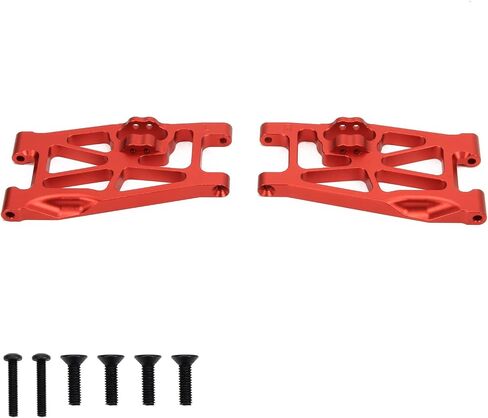 RCAWD Aluminum Front Suspension Arm Set for 1/10 Losi Hammer Rey, Losi Rock Rey Upgrades, A-Arms Parts for # LOS234011 Blue in Kuwait