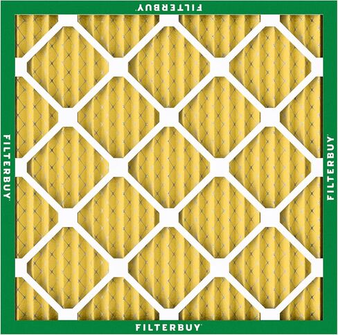 Filterbuy 16x25x4 Air Filter MERV 11 Allergen Defense (6-Pack), Pleated HVAC AC Furnace Air Filters Replacement (Actual Size: 15.38 x 24.38 x 3.63 Inches) in Kuwait