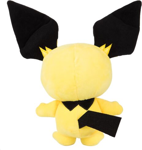 Pokemon 12" Pikachu & 8" Pichu Plush, 2 Pack - Evolution Set - Officially Licensed - Authentic Soft Stuffed Animal Toy Figures - Easter Basket Stuffer Gift for Kids, Boys, Girls - 2+ in Kuwait