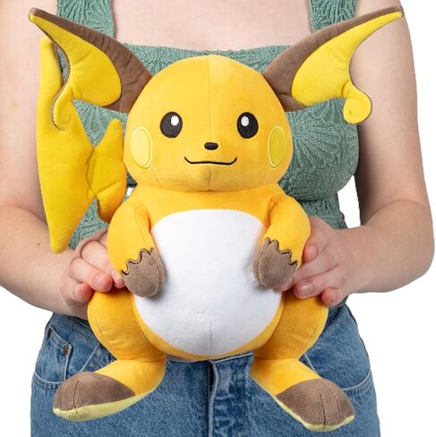 Pokemon 12" Pikachu & 8" Pichu Plush, 2 Pack - Evolution Set - Officially Licensed - Authentic Soft Stuffed Animal Toy Figures - Easter Basket Stuffer Gift for Kids, Boys, Girls - 2+ in Kuwait
