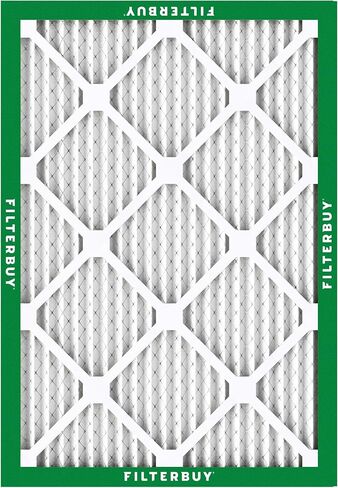 Filterbuy 14x14x1 Air Filter MERV 8 Dust Defense (12-Pack), Pleated HVAC AC Furnace Air Filters Replacement (Actual Size: 13.50 x 13.50 x 0.75 Inches) in Kuwait