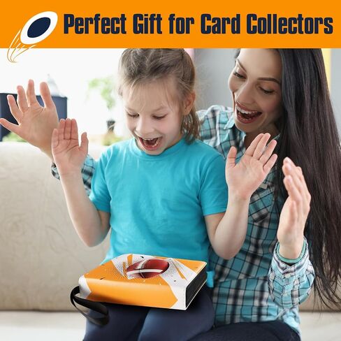 Baseball Trading Card Binder 4 Pocket Gifts for Boys Girls, Waterproof 400 Pockets Card Holder Album with 50 Removable Sleeves for Baseball Cards - Binder Display Storage Carrying Case in Kuwait