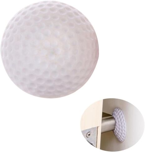 EXCEART Bumpers Door Handle Door Knob Adhesive Furniture Protector Car Door Protector Knob Protector Wall Bumper Door Bumper Door Stopper Stoppers Shock Absorbers White Toilet in Saudi Arabia