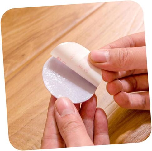 EXCEART Bumpers Door Handle Door Knob Adhesive Furniture Protector Car Door Protector Knob Protector Wall Bumper Door Bumper Door Stopper Stoppers Shock Absorbers White Toilet in Saudi Arabia