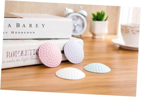 EXCEART Bumpers Door Handle Door Knob Adhesive Furniture Protector Car Door Protector Knob Protector Wall Bumper Door Bumper Door Stopper Stoppers Shock Absorbers White Toilet in Saudi Arabia