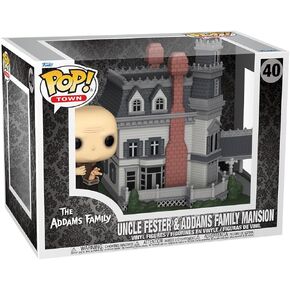Funko POP! Town: The Addams Family – Addams Home with Uncle Fester - Addams Family Classic TV - Collectable Vinyl Figure - Gift Idea - Official Merchandise - for Kids & Adults - Horror Fans