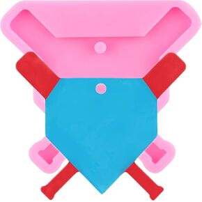 Baseball Anchor Bat Keychain Silicone Mold Epoxy Resin Molds for DIY Keychain Backpack Pendant Jewelry Making Necklace Decoration Craft