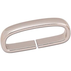 Tandy Leather Nickel/Solid Brass Strap Loop 1-1/4" (32mm) 1126-13
