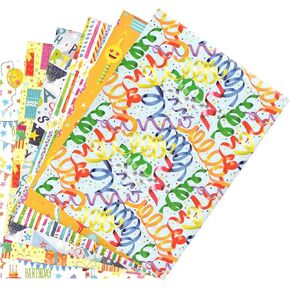 arkamii premium wrapping paper FSC paper set of 6 sheets size 39 x 27 inch for gift pack (Travel)