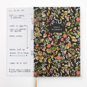 Daily Planner - Planner With Productivity, To-Do lists, Hourly Schedule, Notes & Self-Care - Hardcover 8.75" x 5.75" - Premium 100 GSM Paper (Granite Gray)