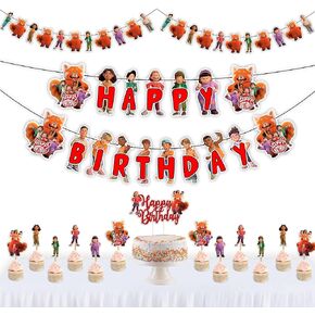 Seyal® Trning Red موضوع عيد ميلاد لوازم حفلة عيد ميلاد