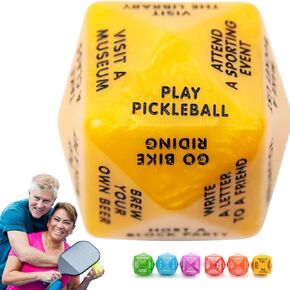 Movie Decision Dice - Fun Movie Night Dice with 24 Genres | Purple with Easy-to-Read White Text