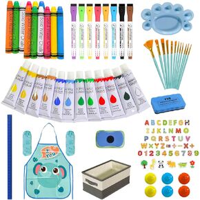 SUNFATT Kids Easel Accessory Set,100+ Art Supplies for Children's Painting,Drawing,or Crafting,Kids Toys for Ages Aged 3 4 5 6 7,8-13