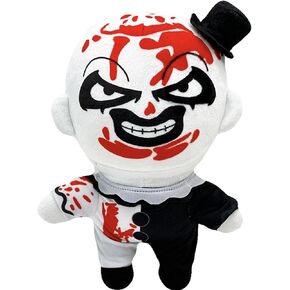 Clown Plush Doll Black White Killer Clown Plushies Stuffed Dolls for Birthdays Christmas,A