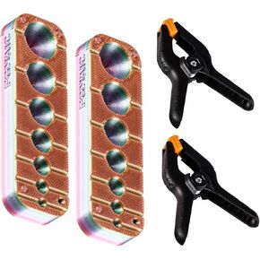 Fgnaic Bead Hole Maker for Polymer Clay, Clay Hole Punch, Piercing Clay Beas Hole Tool in 4, 6,8,10,12,14, 16mm (Rainbow)