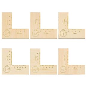 BENECREAT 6PCS Universal Cross Stitch Tool, 4x4inch Marker Stitching Chart Holder for Cross Stitch Kit Embroidery Organize, 3mm Thick