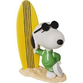 UDF Ultra Detail Figure No.730 Joe Cool Snoopy w/Surfboard (RENEWAL Ver.) Total Height: Approx. 3.5 inches (90 mm), Non-scale, Painted Finished Figure