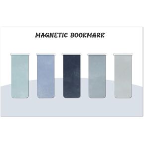 Magnetic Bookmarks, 15 Beautifully Designed, Durable, Strongly Magnetic, Perfect Bookmarks for Men and Women, Students and Offices.