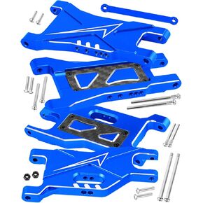 RC Suspension Arms A Arms Upgrades Part for 1/10 Slash 2WD,Slash 2WD VXL,Aluminium Front & Rear Suspension Arms A-Arms Hops Up,Pink