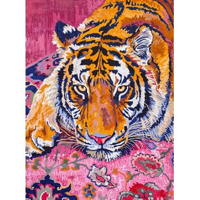 Cross & Glory - Bengal Crossing - 1000 Piece Jigsaw Puzzle for Adults | Majestic Tiger Crossing River | Stunning Wildlife Artwork for Adults | Great Gift Idea