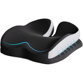 Hemorrhoid Pillows for Sitting,Coccyx Cushion for Tailbone Pain,Cushion Lab Seat Cushion,Butt Pillows for Sitting Tailbone,Chair Pillow for Back Pain,Everlasting Comfort Pressure Relief Pillow
