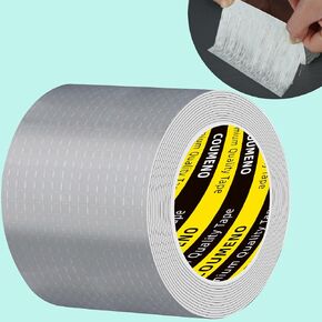 Aluminum Foil Tape, 2inX66FT/20m, High Temperature Heavy Duty Insulating Adhesive Metal Duct Tape, for Plumbing Systems, HVAC, Dryer Vents, Furnaces, Repair of Hot and Cold Air Ducts