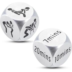 2PCS Date Night Dice, Anniversary Dice Gifts for Boyfriend Husband, Gag Gifts Funny Adult, Naughty Gifts for Women Men, Couple Gifts, Funny Gifts for Boyfriend Girlfriend, Wedding Gifts for Newlyweds