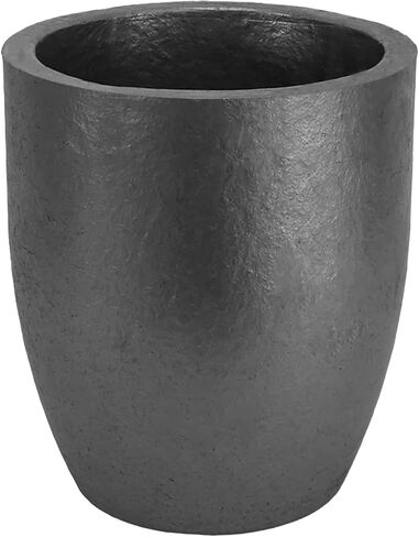 Nelyrho #5s-7kg Premium Black Graphite Crucible, Silicon Carbide Clay Furnace Cup for Melting Casting Refining Aluminum, Gold, Silver, Copper, Brass, Withstand High Temperature 1800℃/3272℉ in Kuwait