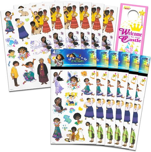 Disney Encanto Party Favors for Boys & Girls Bundle ~ 12 Pack Encanto Sticker Sheets for Kids Birthday Party Goodie Bags Encanto Party Supplies in Saudi Arabia