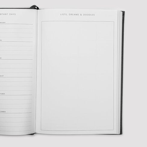 Daily Planner - Planner With Productivity, To-Do lists, Hourly Schedule, Notes & Self-Care - Hardcover 8.75" x 5.75" - Premium 100 GSM Paper (Granite Gray) in Saudi Arabia