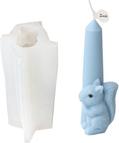 Snake Taper Candle Mold, 3D Snake Pillar Candle Mold, Animal Long Cylinder Candle Molds, Pillar Cylinder Shape Silicone Mold for Soy Wax Candle, DIY Crafts (Snake) in Kuwait