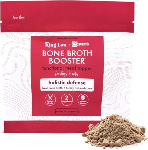 King Lou Pets + BK Pets - عظم مرق الداعم الدفاع الشامل - مرق العظم اللحم البقري - مرق عظم اللحم البقري ومرق ذيل الديك الرومي - مرق العظام للدفاع المناعي الشامل - الكلاب والقطط عظم مرق العظام in Kuwait