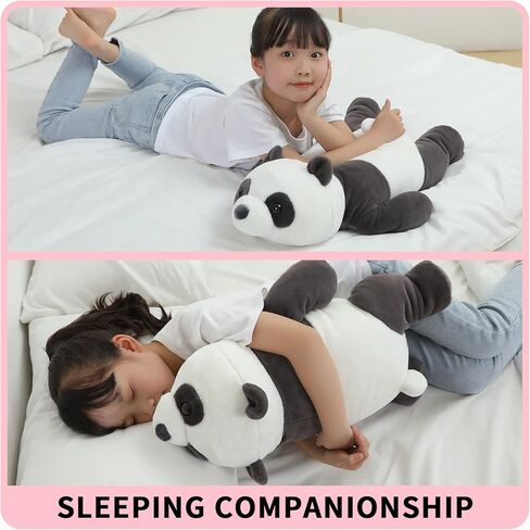 24" Cute Giant Panda Bear Plush Soft Body Pillow Pet,Large Panda Stuffed Animals Toy Doll Gift for Kids, Girls and Boy, Christmas, Birthdays in Saudi Arabia