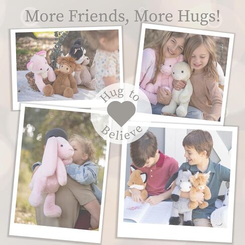 WORLDS SOFTEST PLUSH BriBri Bunny, Off White, Lushee, X-Large, 20" Stuffed Animal for Baby, Toddler, Kids, Adults - Soft, Huggable Stuffed Bunny- Adorable Toy Made from Kid-Friendly, Quality Materials in Saudi Arabia