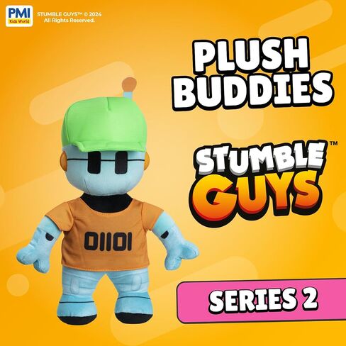 Stumble Guys Series 2 | 8" Collectible Plush Buddies | Collect All 4 Iconic Characters (Hot Glove Mclove) in Kuwait