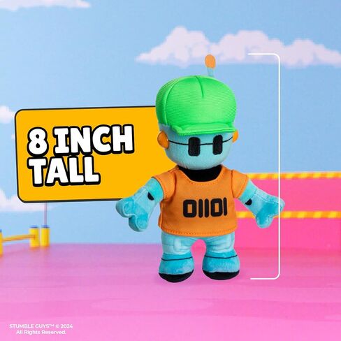 Stumble Guys Series 2 | 8" Collectible Plush Buddies | Collect All 4 Iconic Characters (Hot Glove Mclove) in Kuwait
