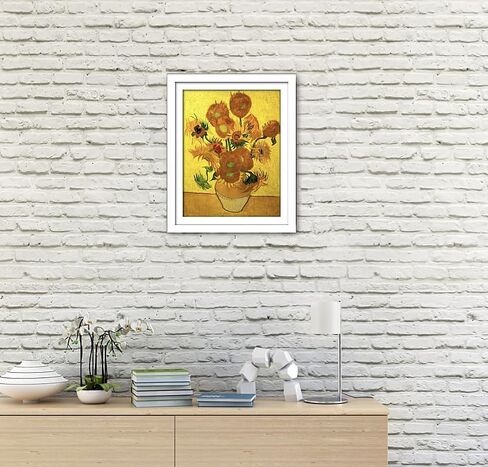 NIHO-JIUMA Diamond Painting Pine Frame, Suitable For 12x16 Inches/30x40 Centimeters Diamond Art Or Oil Painting Photos, Acrylic Frame (2 Packs, White) in Saudi Arabia