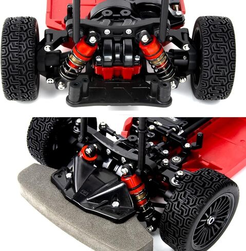 1/10 55MM RC Oil filled Shock Absorbers kit for Tamiya TT-01 TT-02 WR-02 M05 M06 TA05 1:10 On Road Car Upgrades Replace Parts (Red) in Kuwait