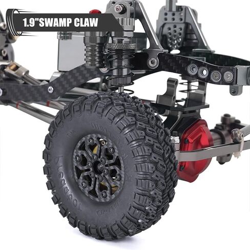 RC 1.9 عجلات وإطارات Beadlock ، عجلات محور السداسي 12 مم 1.9 عجلات إطارات مجمعة لـ 1/10 مقياس TRX4 TRX6 SCX10 I III III 90046 AXI03007 CAPRA REDCAT GEN 8 GEN 7 RC CRAWLER ROCK MUD THELAIN in Kuwait