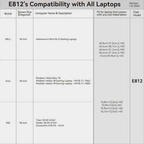 Smatree 14 inch Laptop Sleeve for DELL Precision 5470/5480/5490 Workstation, for 13.3 inch DELL Latitude 5330/5340/5350, Protective Laptop Case with Pocket, Patented Shockproof Design (E426) in Saudi Arabia