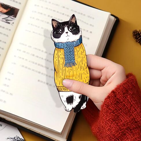 Leather Cat Bookmark, Dog Bookmark, Book Marks for Reading, Book Marks for Reading Women, Bookmarks for Book Lovers,Cute Handmade Reading Gifts in Saudi Arabia