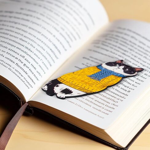 Leather Cat Bookmark, Dog Bookmark, Book Marks for Reading, Book Marks for Reading Women, Bookmarks for Book Lovers,Cute Handmade Reading Gifts in Saudi Arabia