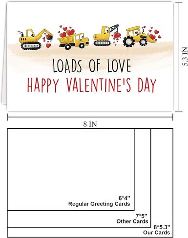 Funny Valentine's Day Card For Kids, Son Daughter Valentines Day Card, Girls Boys Valentine Day Card Gift From Dad Mom Parent, Cute Valentines Day Card Gift for Grandson Granddaughter in Saudi Arabia