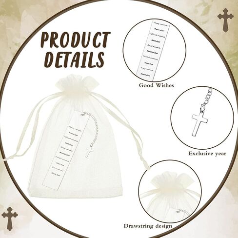 Yeaqee 12 Sets Christian Gifts Christian Bible Bookmark Inspirational Gifts for Women Men Bible Verse Bookmark Religious Book Marks with Cross and a Gauze Bag for Teen Kids Graduation Gifts (Delicate) in Saudi Arabia