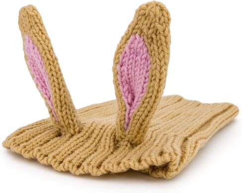 Zoo Snoods Jack Rabbit Costume - Knit Dog Snood Ear Wrap for Pets, Warm Neck Cover for Halloween and Winter (Large) in Saudi Arabia