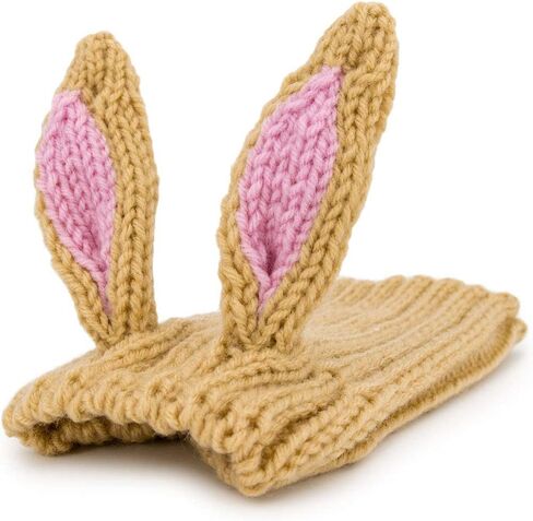 Zoo Snoods Jack Rabbit Costume - Knit Dog Snood Ear Wrap for Pets, Warm Neck Cover for Halloween and Winter (Large) in Saudi Arabia