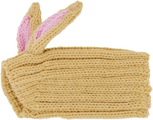 Zoo Snoods Jack Rabbit Costume - Knit Dog Snood Ear Wrap for Pets, Warm Neck Cover for Halloween and Winter (Large) in Saudi Arabia